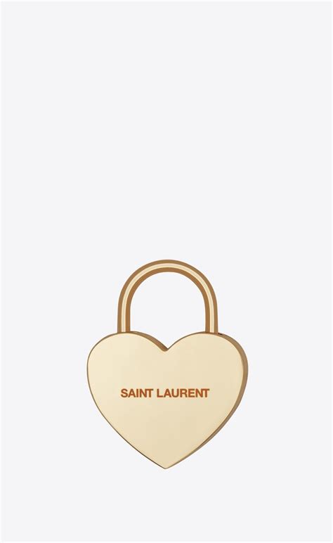 Saint Laurent Heart Padlock – Teaira's Closet.